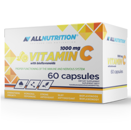 Allnutrition Vitamin C 1000 + bioflawonoidy 60 kapsułek